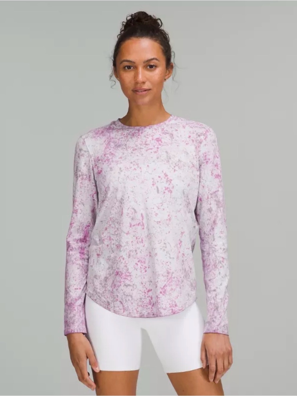 Lululemon Love Long Sleeve Shirt
Cirrus Wash Alpine White Lunar Rock Vivid Plum